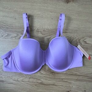 NWT Third Love 24/7 Classic Tshirt Bra Purple‎ Padded Underwire 42B